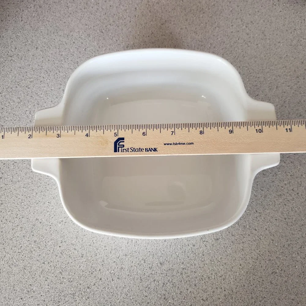 VTG CORNING WARE BLUE CORNFLOWER  SQUARE CASSEROLE DISH